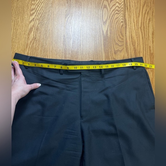 Ralph Lauren Men’s Black Wool Pants 42W 30L - Picture 4 of 8